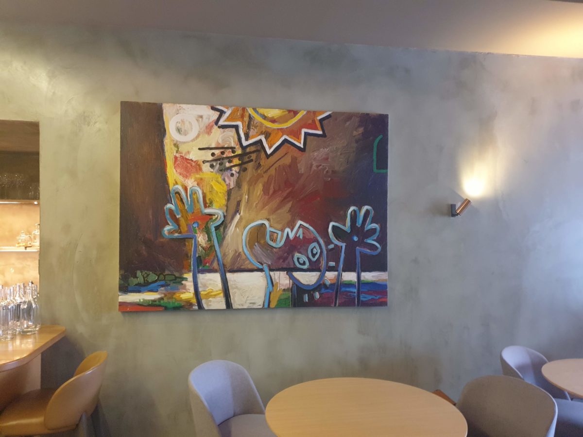 New Peter Griffen paintings installed at up market Melbourne restaurant