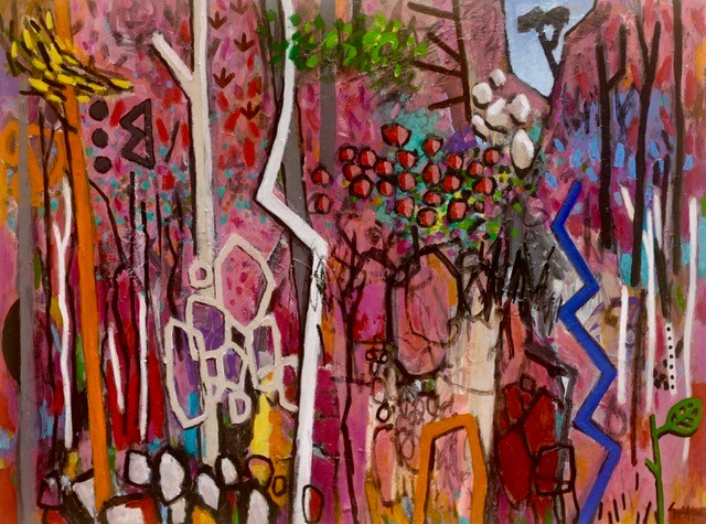 Arkaroola acrylic on linen 91x122cm