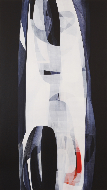 'Frozen Falls' 150x85cm 2008 acrylic on canvas