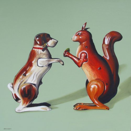 Tin Dog and Tin Squirrel