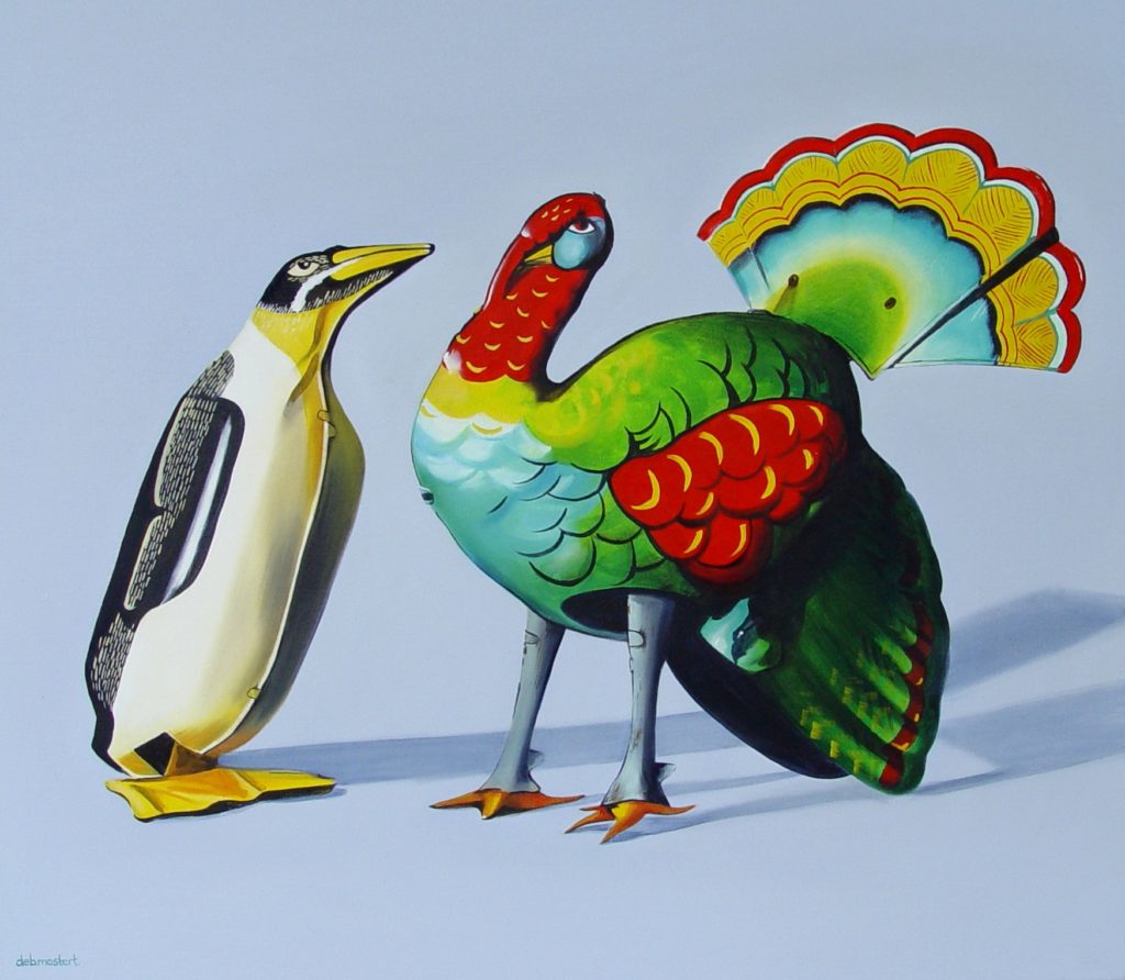 Mostert_Tin_Penguin_and_Tin_Turkey