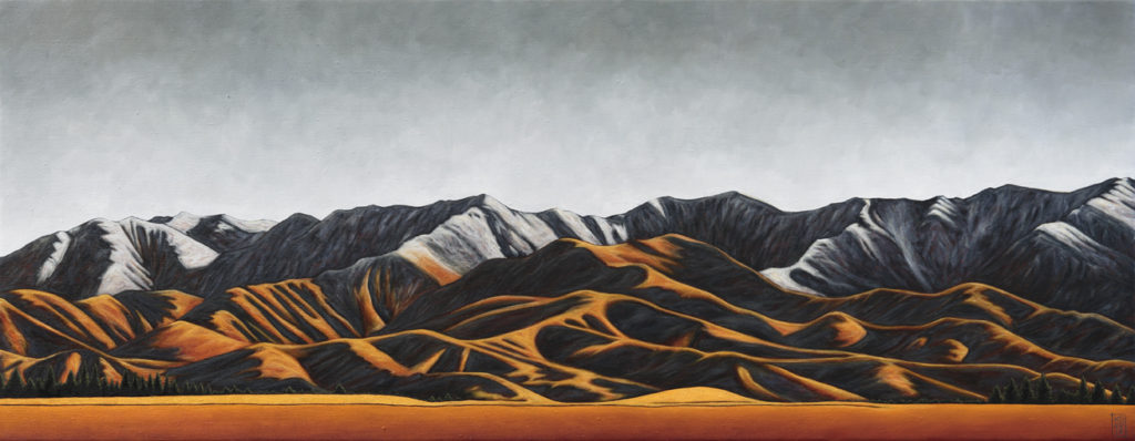 Otago Landscape IV-Mountain range-web