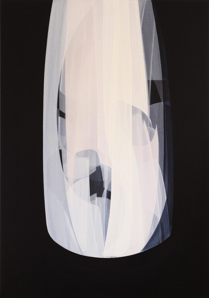 PMM rented 12 Winter (from the Birch series) 2007 100x70cm acrylic on canvas