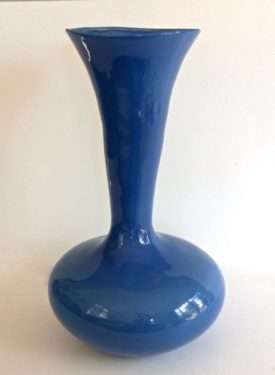 Trumpet Vessel Cornflower Blue glaze