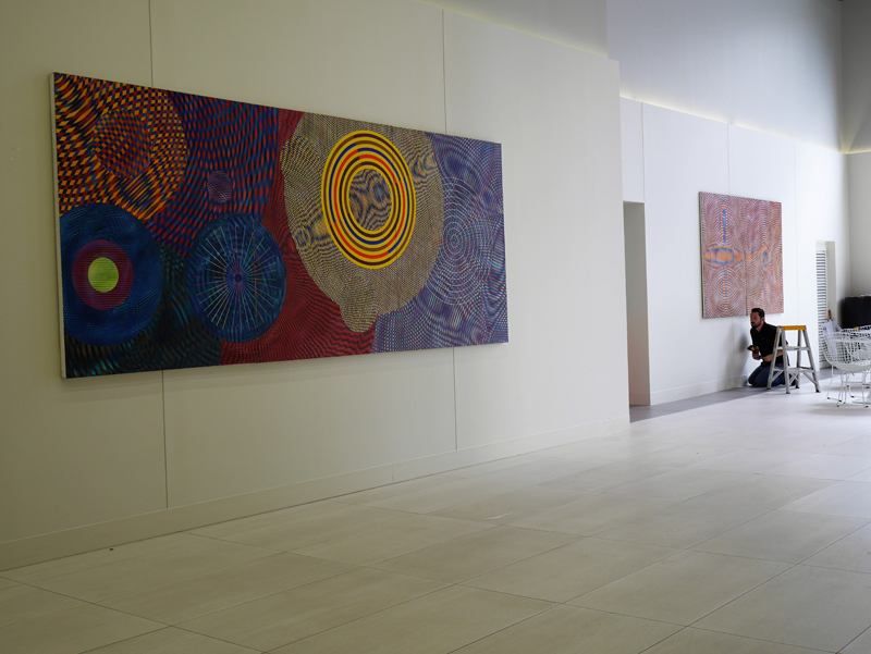 John Aslanidis paintings rented to 580 St Kilda Rd, Melbourne.